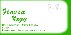 flavia nagy business card